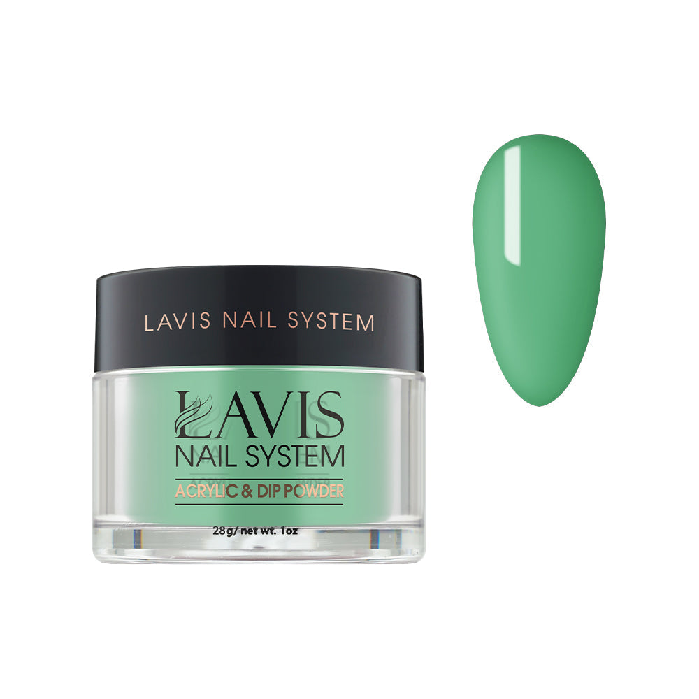 Lavis Acrylic Powder - 173 Frosted Emerald - Green Colors