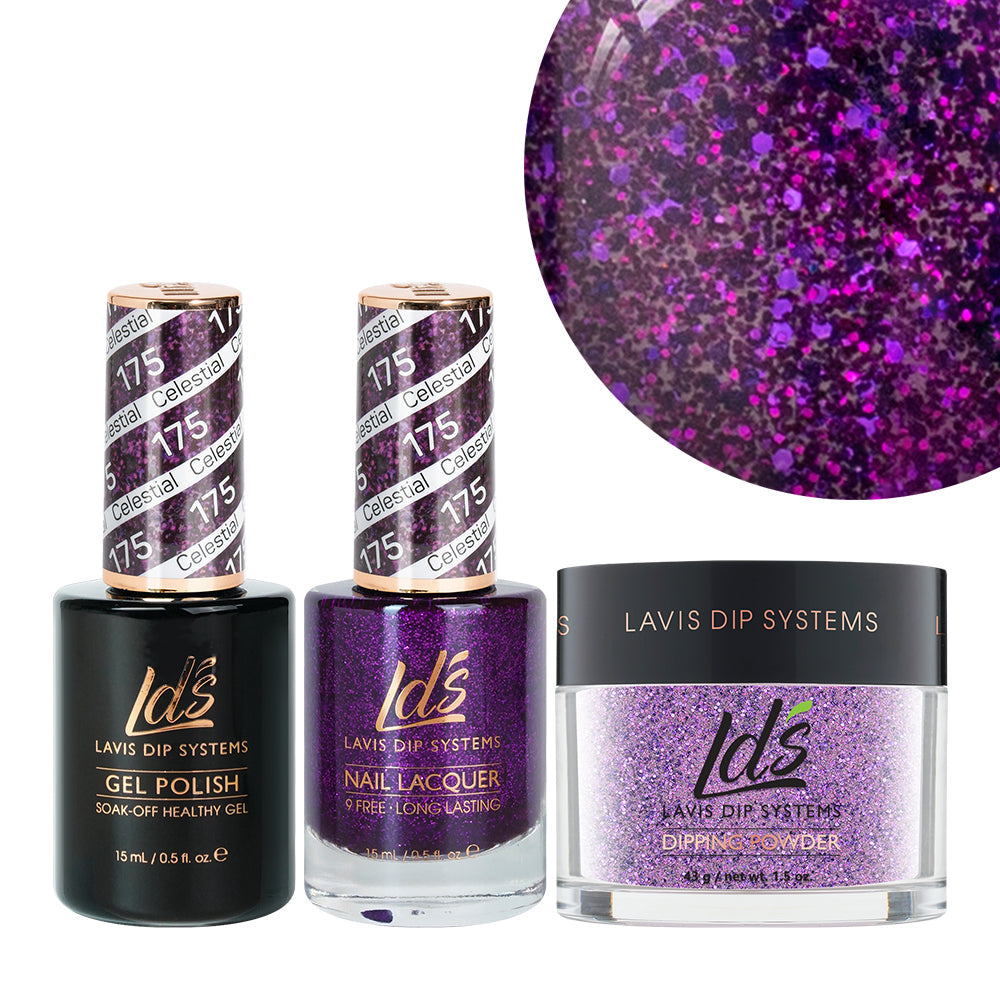LDS 3 in 1 - 175 Celestial - Dip, Gel & Lacquer Matching
