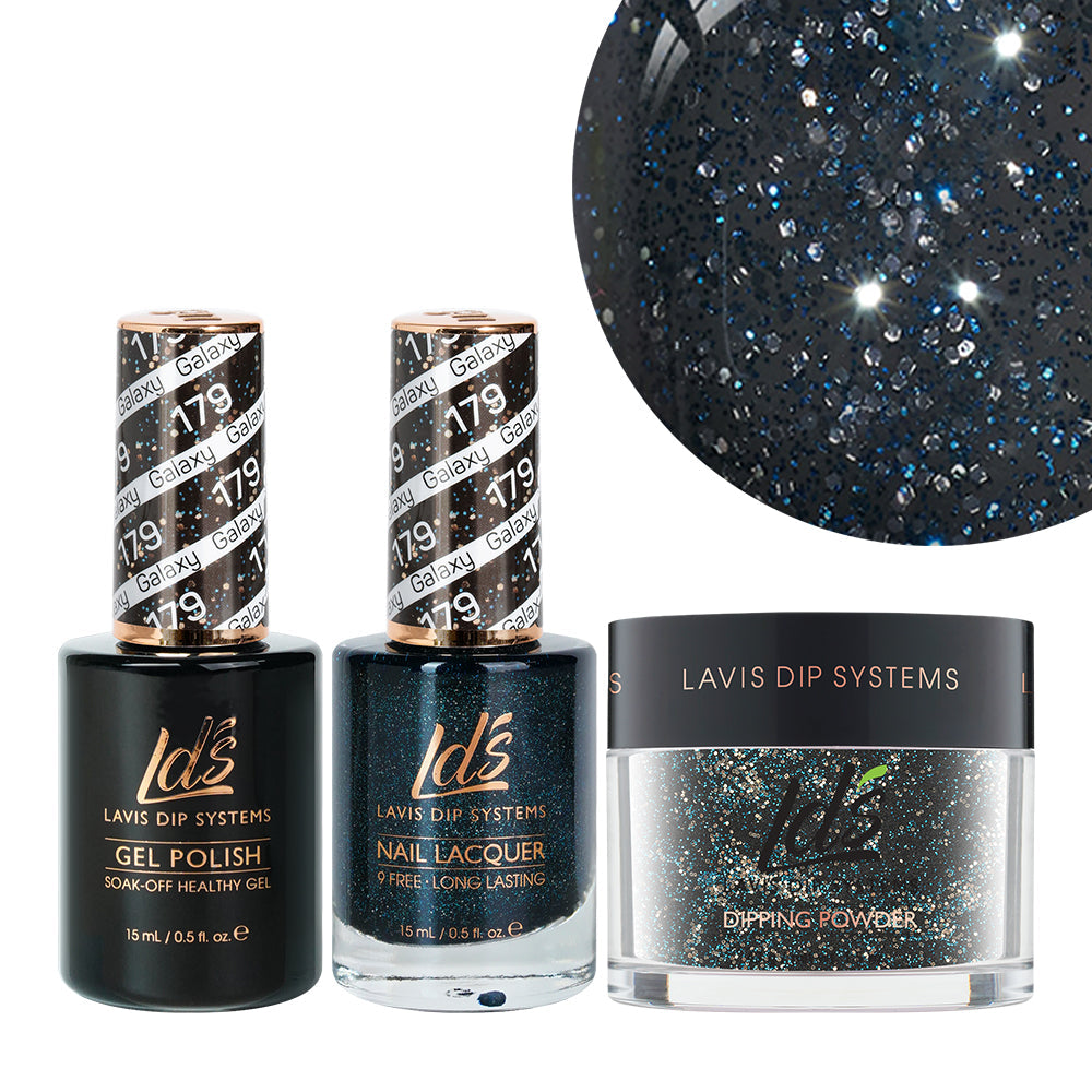 LDS 3 in 1 - 179 Galaxy - Dip, Gel & Lacquer Matching