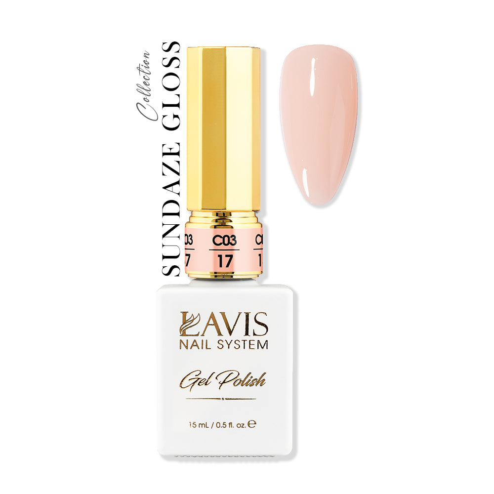 LAVIS C03 - Set 24 Color - Gel Polish 0.5 oz - Sundaze Gloss Collection