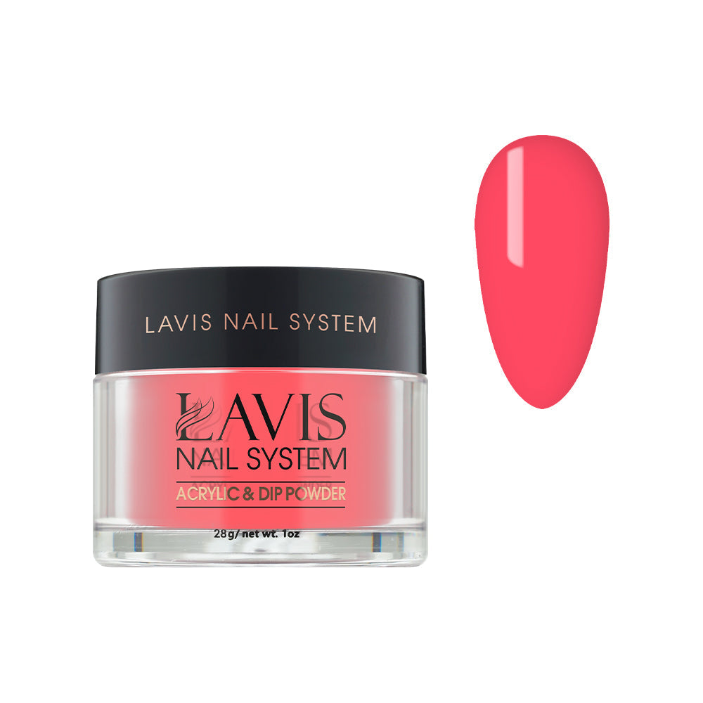Lavis Acrylic Powder - 186 Hot Coral - Pink Colors