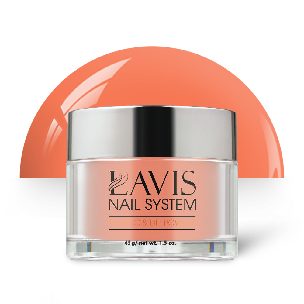 Lavis Acrylic Powder - 195 Sunset - Coral, Peach Colors