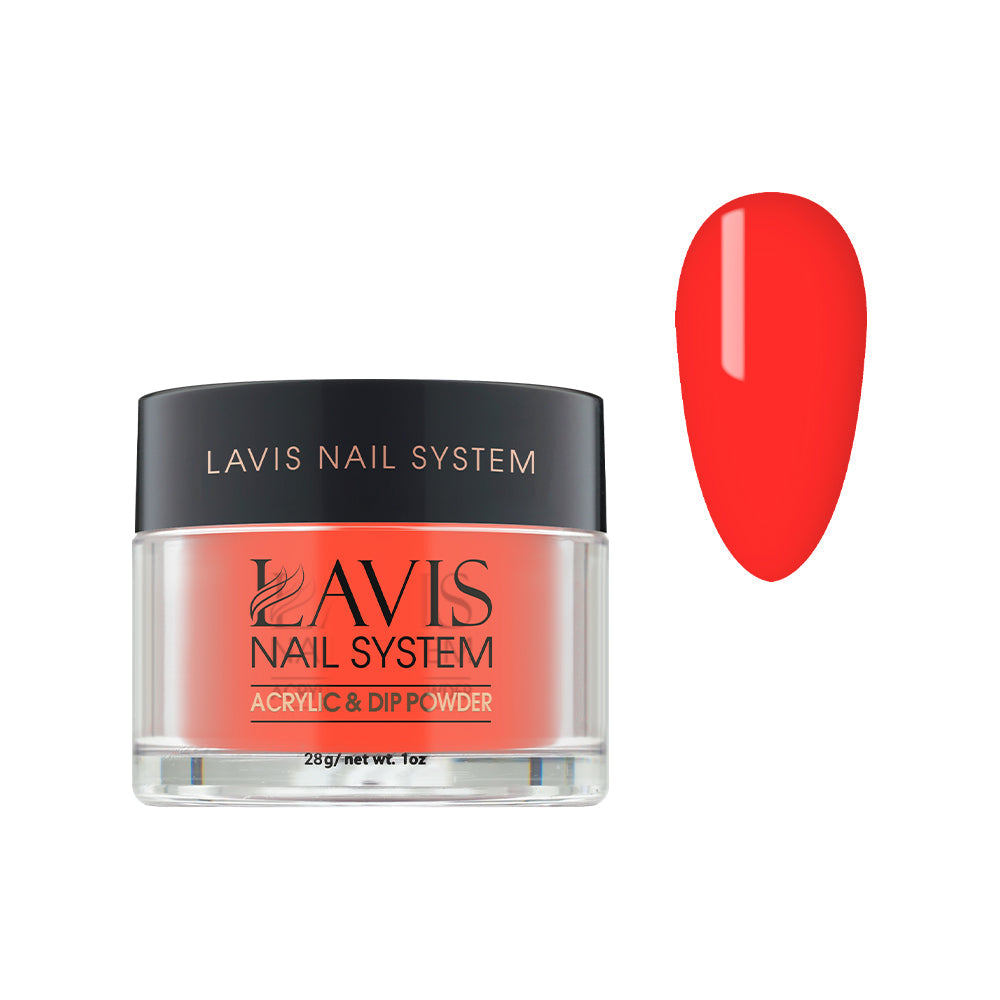 Lavis Acrylic Powder - 198 Red Coral - Orange Colors