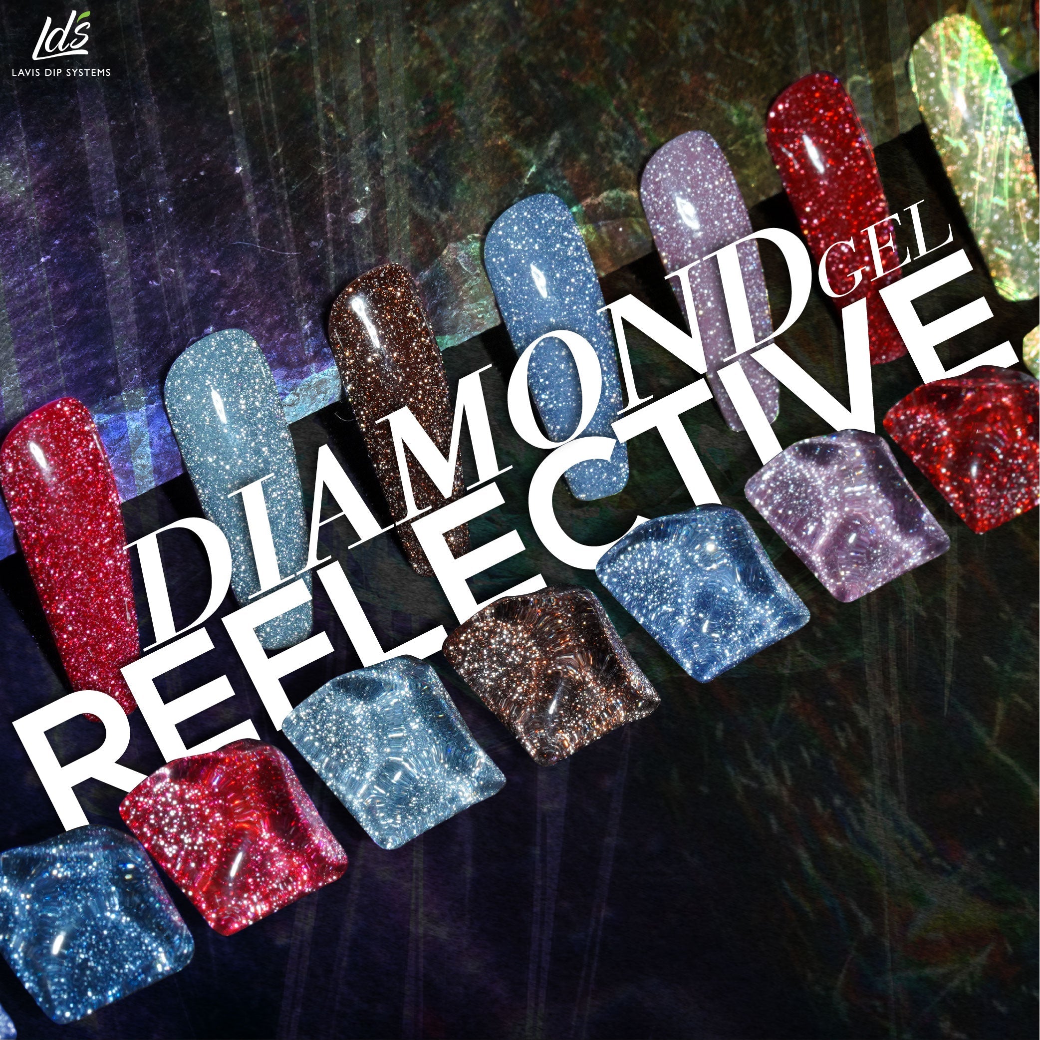 LDS 12 Cast A Chateau (ver2) - Gel Polish 0.5 oz - Diamond Reflective Glitter