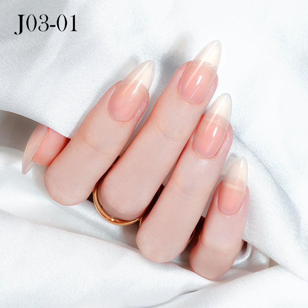 Jelly Gel Polish Colors - Lavis J03-01 - Bare With Me Collection