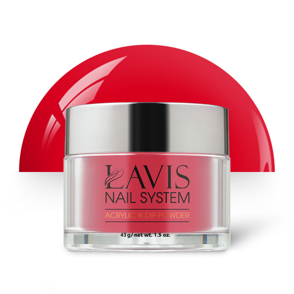 Lavis Acrylic Powder - 210 Lusty Red - Scarlet Colors