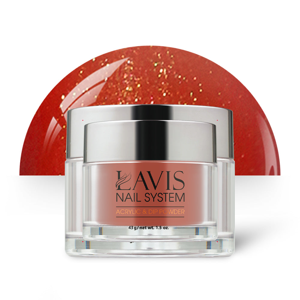 Lavis Acrylic Powder - 222 Gypsy Red - Shimmer Red Colors
