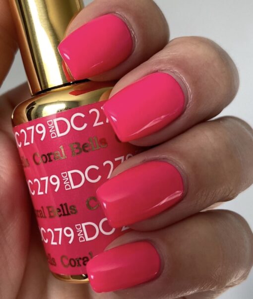 DND DC Nail Lacquer - 279 Pink Colors - Coral Bells