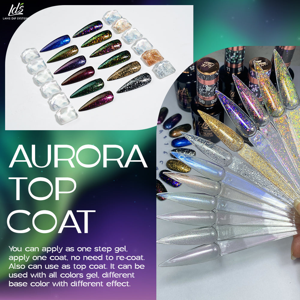 LDS 09 Universal Glossy - Gel Polish 0.5 oz - Aurora Top Coat