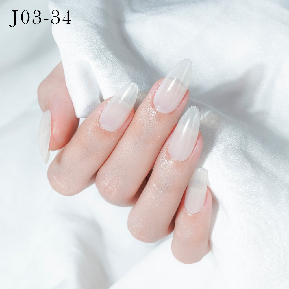 Jelly Gel Polish Colors - Lavis J03-34 - Bare With Me Collection