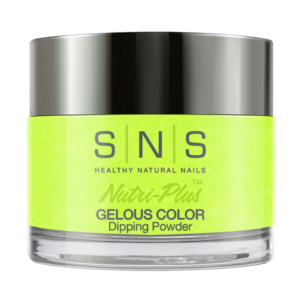 SNS Dipping Powder Nail - 384 - Yellow, Green Colors