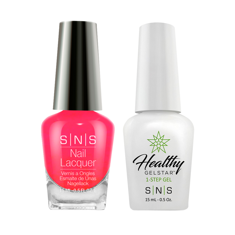 SNS Gel Nail Polish Duo - 396 Pink, Neon Colors