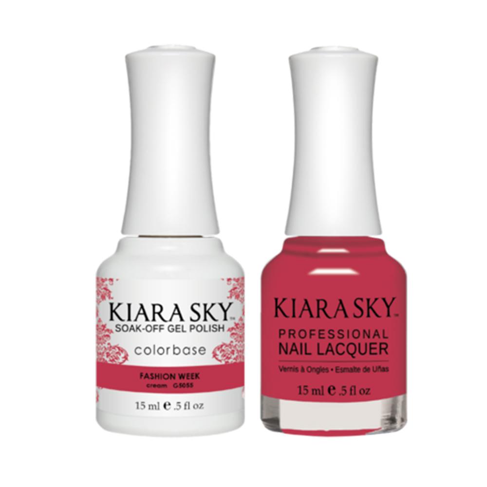 Kiara Sky Gel Nail Polish Duo - All-In-One - 5055 FASHION WEEK