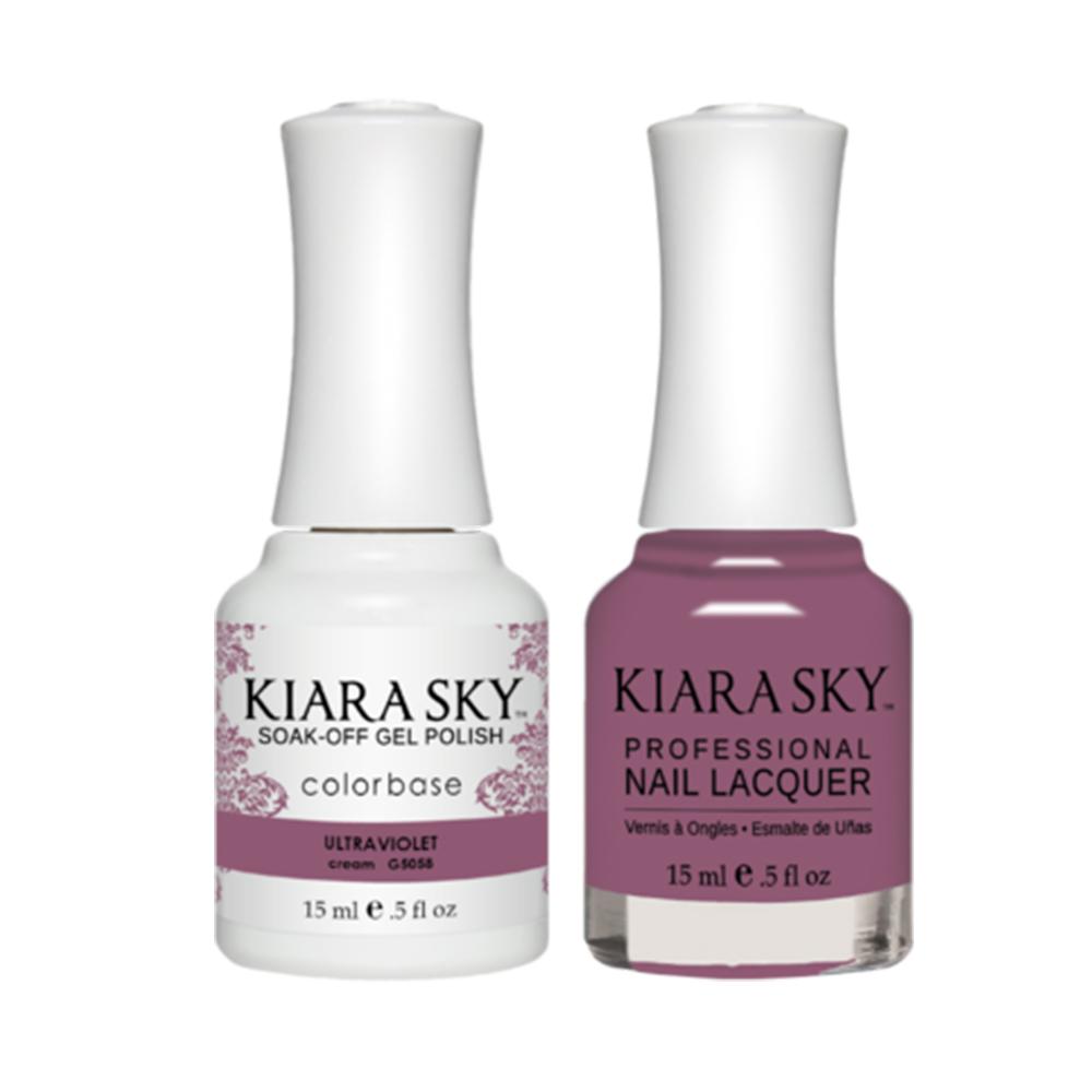 Kiara Sky Gel Nail Polish Duo - All-In-One - 5058 ULTRAVIOLET