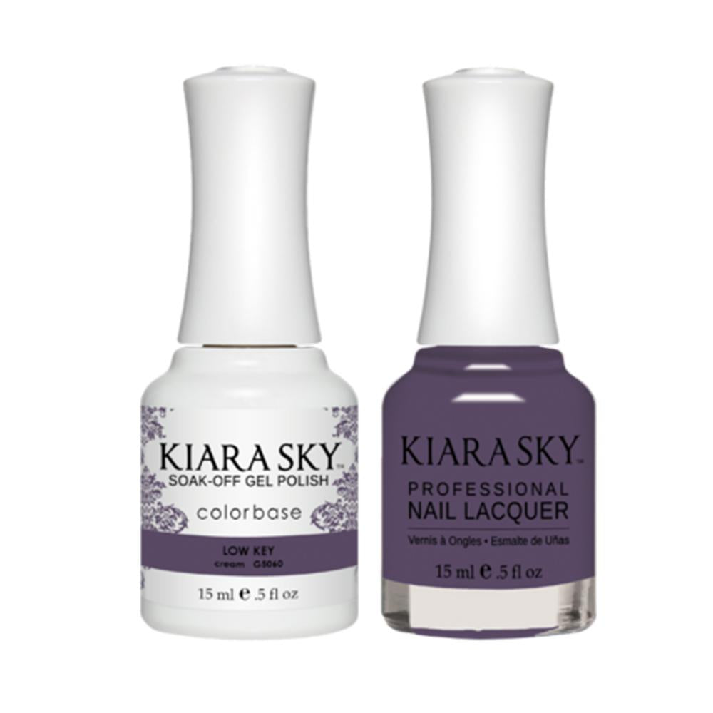 Kiara Sky Gel Nail Polish Duo - All-In-One - 5060 LOW KEY