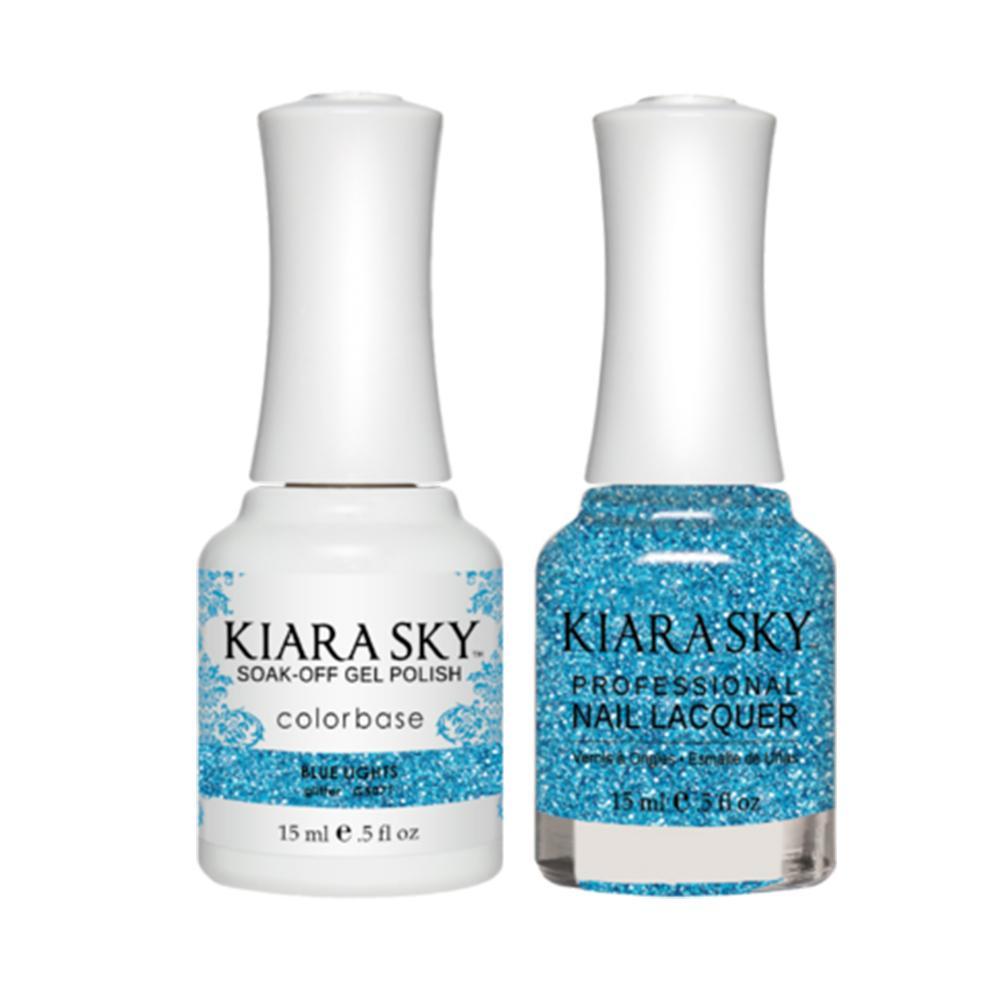 Kiara Sky Gel Nail Polish Duo - All-In-One - 5071 BLUE LIGHTS