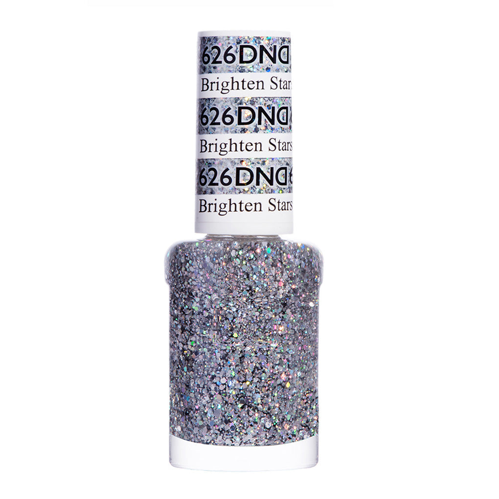DND Nail Lacquer - 626 Glitter Colors - Brighten Stars
