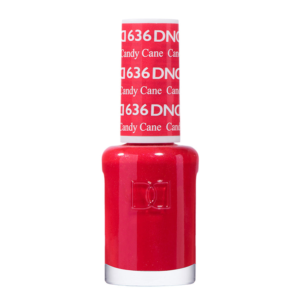 DND Nail Lacquer - 636 Red Colors - Candy Cane