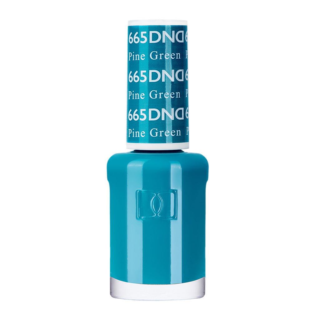 DND Nail Lacquer - 665 Green Colors - Pine Green
