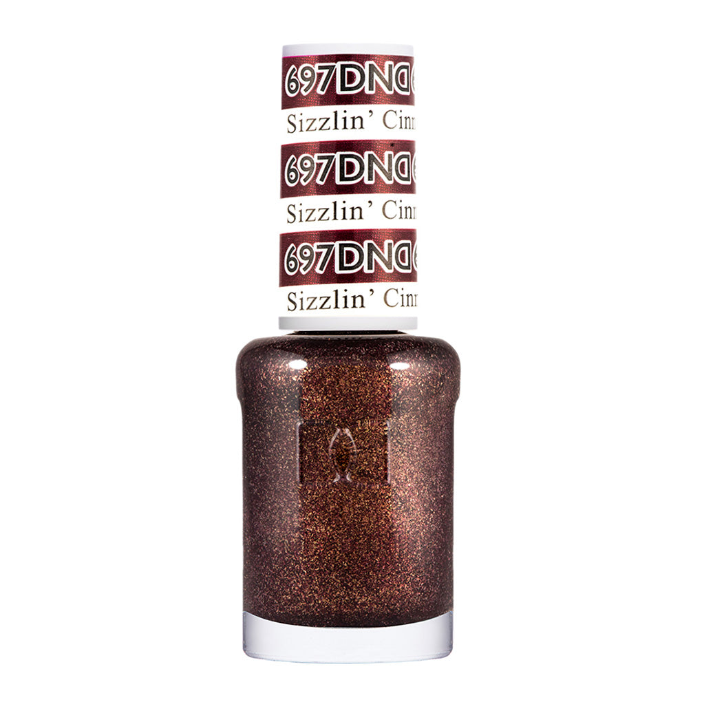DND Nail Lacquer - 697 Brown Colors - Sizzlin' Cinnamon