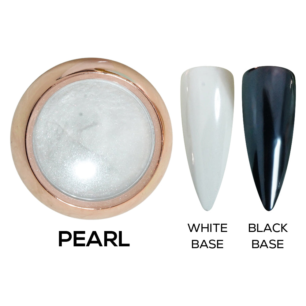 Aurora Chrome Nail Powder - Pearl