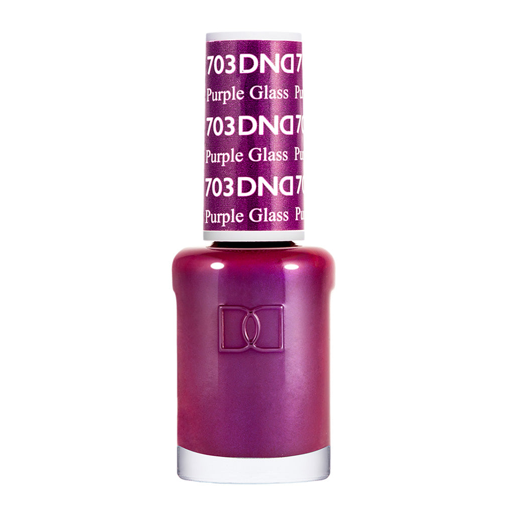 DND Nail Lacquer - 703 Purple Colors - Purple Glass