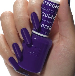 DND Nail Lacquer - 730 Purple Colors - Mixed Berries