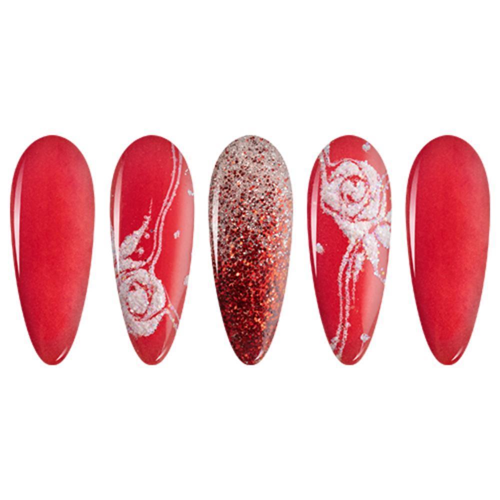 LDS Red Dipping Powder Nail Colors - 129 Red Bell Pepper