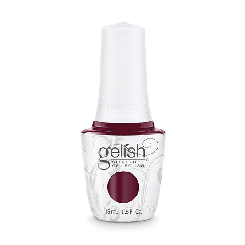 Gelish Nail Colours - 185 A Touch of Sass - Red Gelish Nails - 1110185