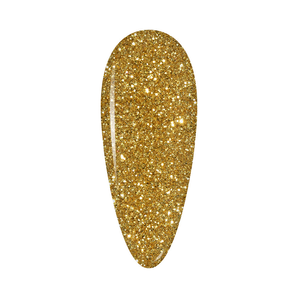 LDS Holographic Fine Glitter Nail Art - 0.5oz DB21 Golden