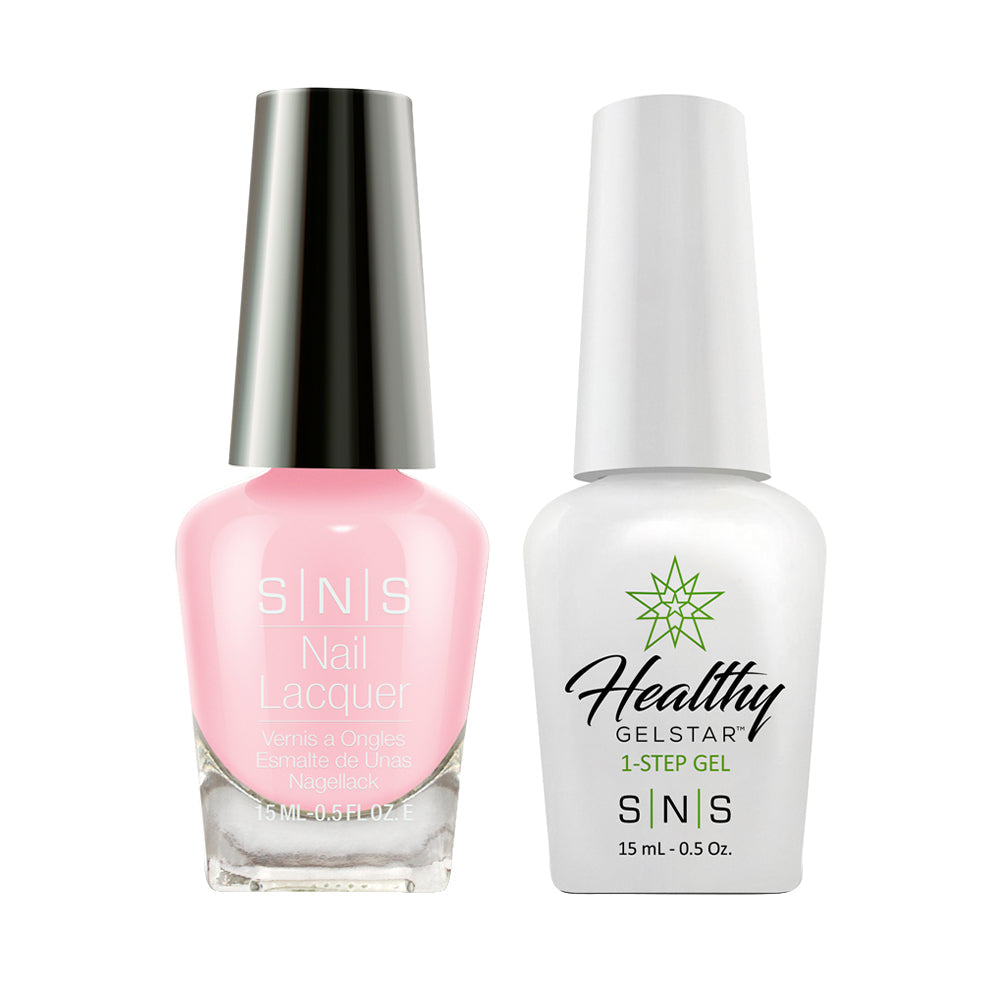 SNS Gel Nail Polish Duo - BOS12 Pink, Neutral Colors