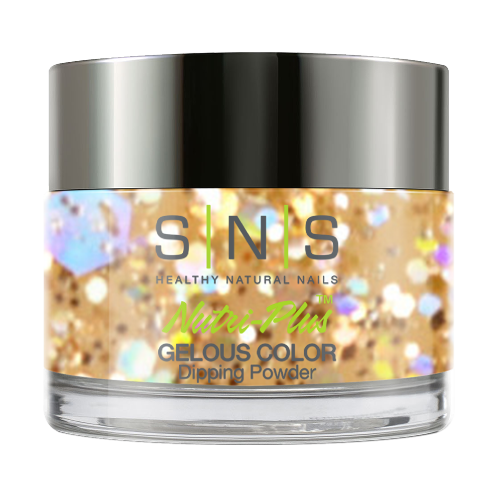 SNS Dipping Powder Nail - BP02 - Gold, Glitter Colors