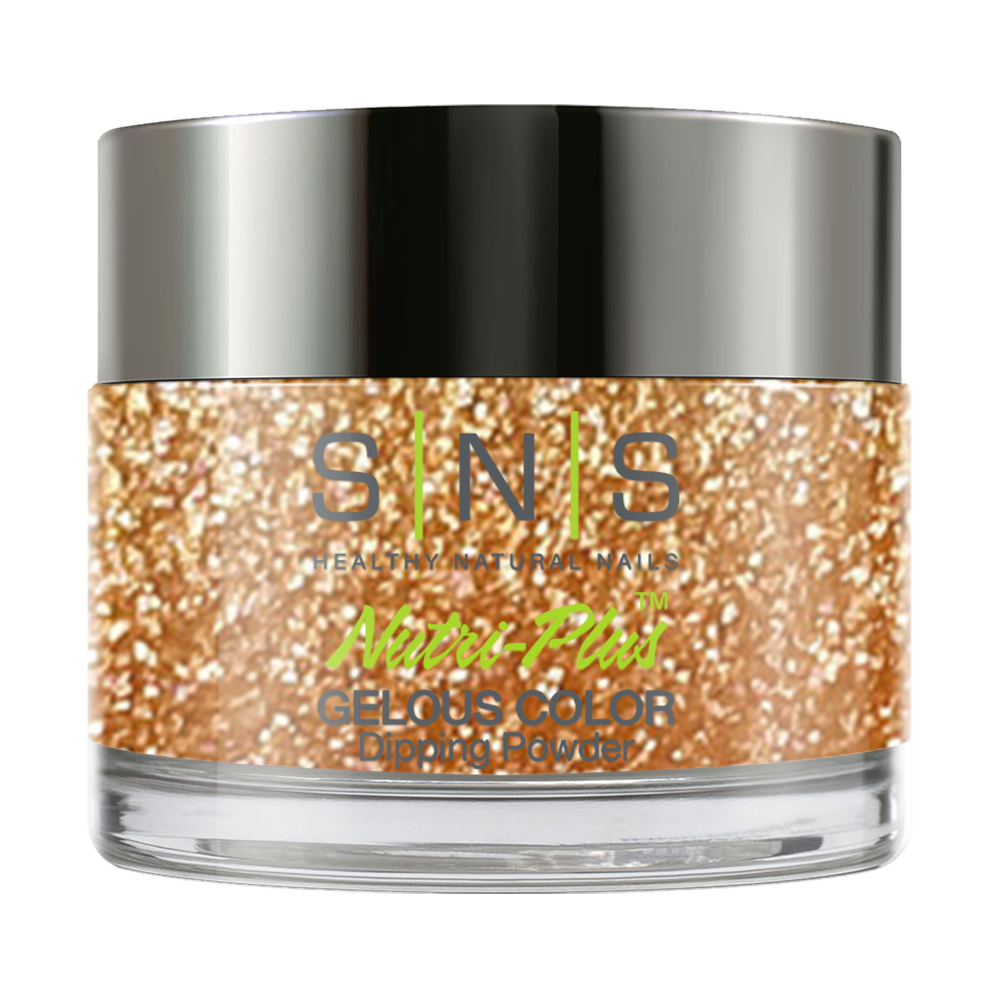 SNS Dipping Powder Nail - BP06 - Gold, Glitter Colors