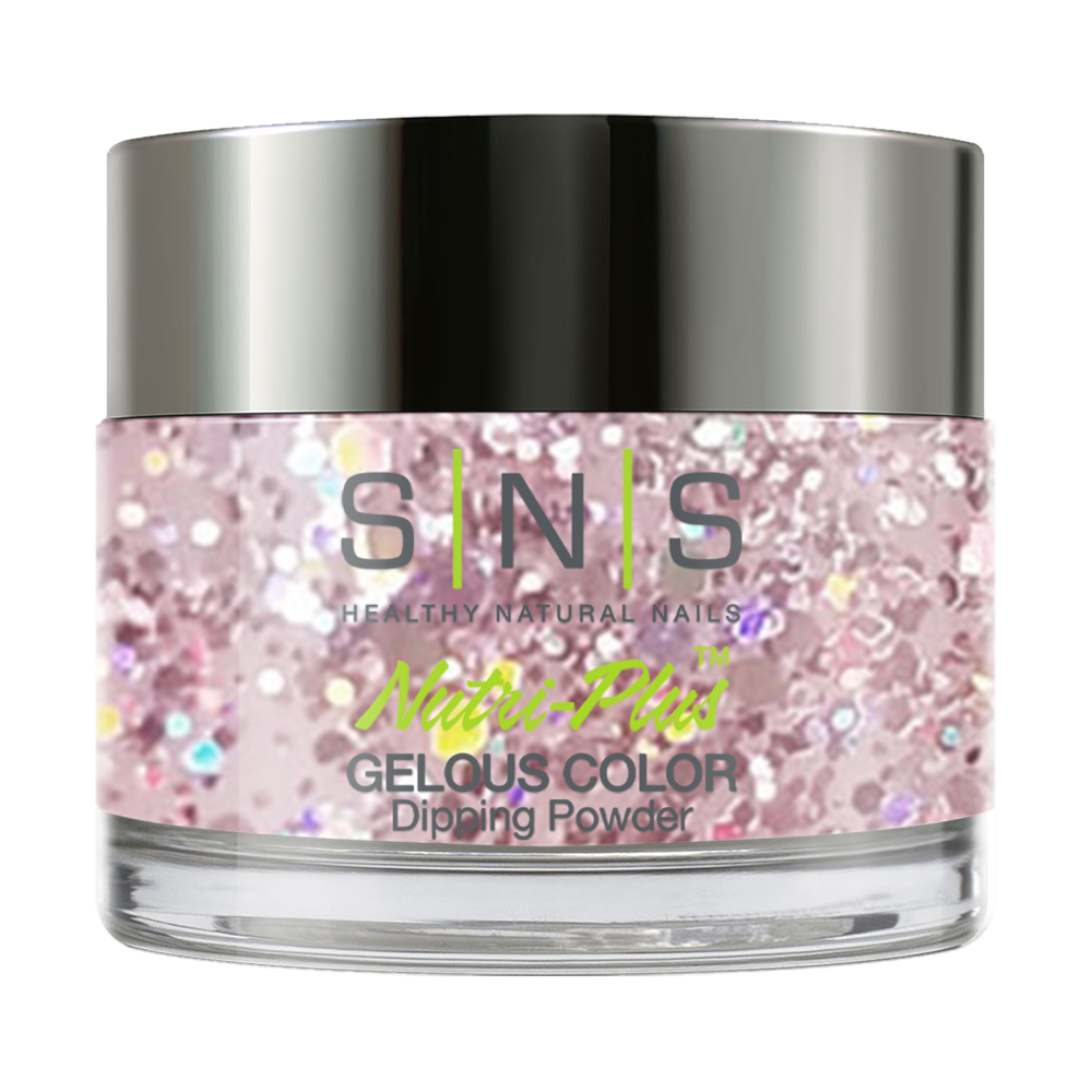 SNS Dipping Powder Nail - BP20 - Glitter, Pink Colors
