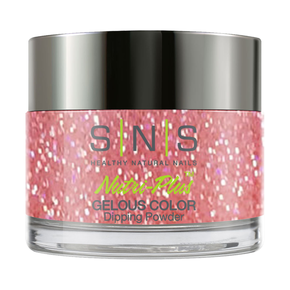 SNS Dipping Powder Nail - BP36 - Pink, Glitter Colors