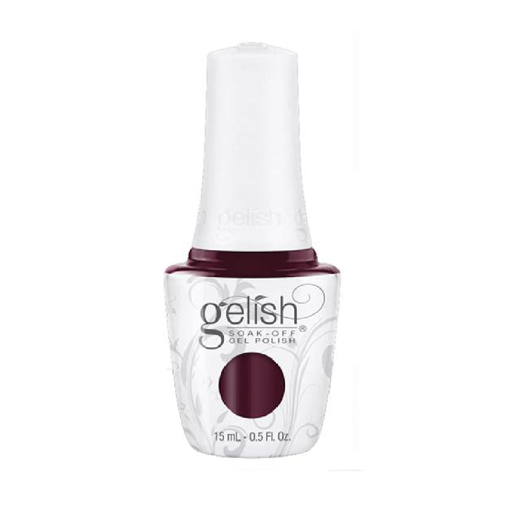 Gelish Nail Colours - 867 Black Cherry Berry - Red Gelish Nails - 1110867
