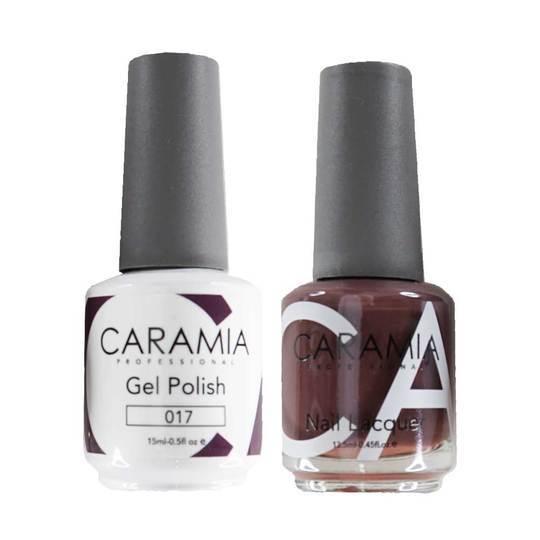 Caramia Gel Nail Polish Duo - 017 Brown Colors