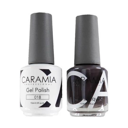 Caramia Gel Nail Polish Duo - 018 Brown Colors