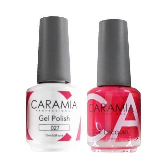 Caramia Gel Nail Polish Duo - 027 Pink Colors