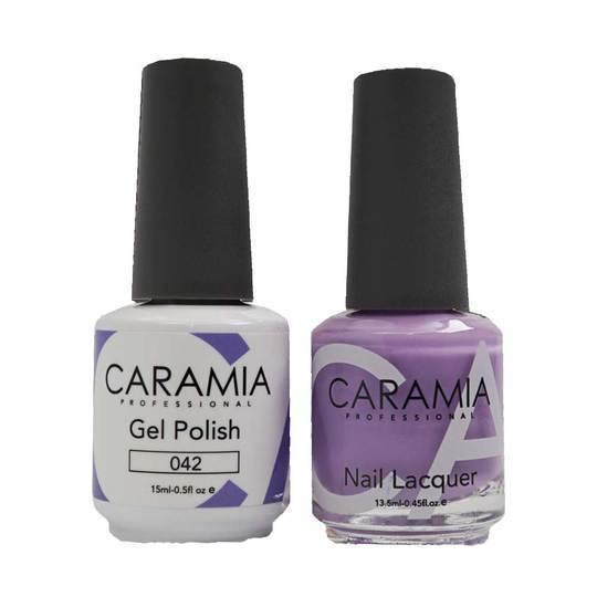Caramia Gel Nail Polish Duo - 042 Purple Colors