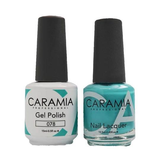 Caramia Gel Nail Polish Duo - 078 Green Colors