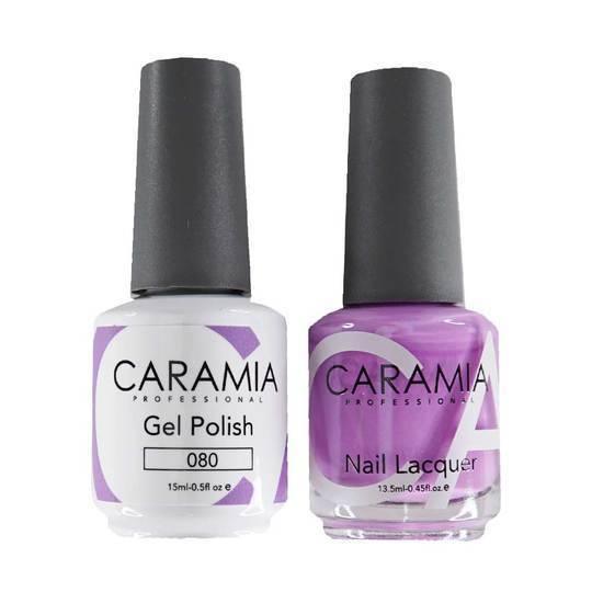 Caramia Gel Nail Polish Duo - 080 Purple Colors