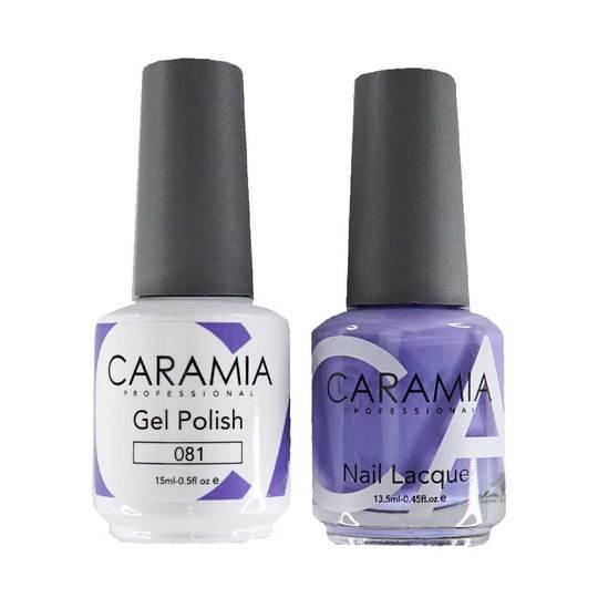 Caramia Gel Nail Polish Duo - 081 Purple Colors
