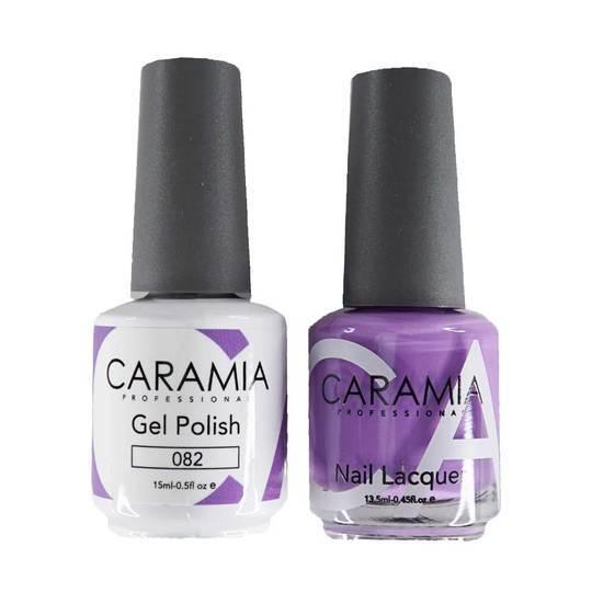 Caramia Gel Nail Polish Duo - 082 Purple Colors