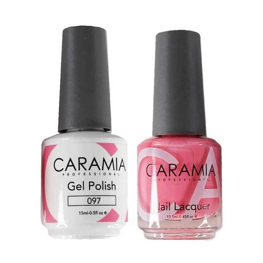 Caramia Gel Nail Polish Duo - 097 Pink Colors