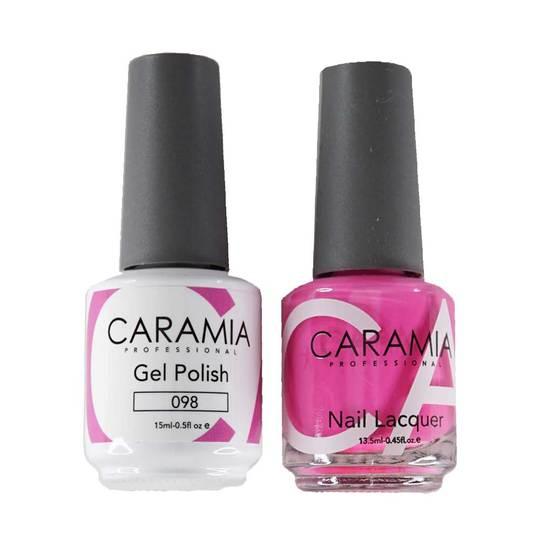 Caramia Gel Nail Polish Duo - 098 Pink Colors