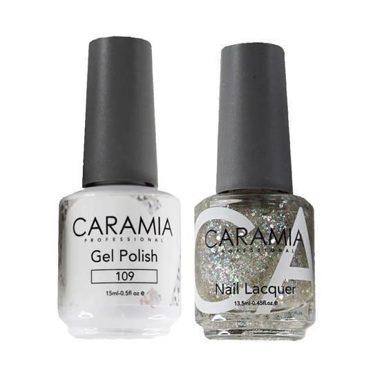 Caramia Gel Nail Polish Duo - 109 Glitter Colors
