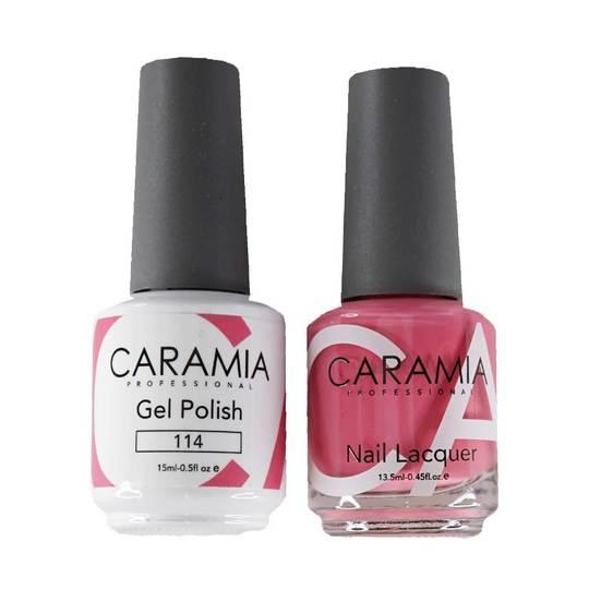 Caramia Gel Nail Polish Duo - 114 Pink Colors