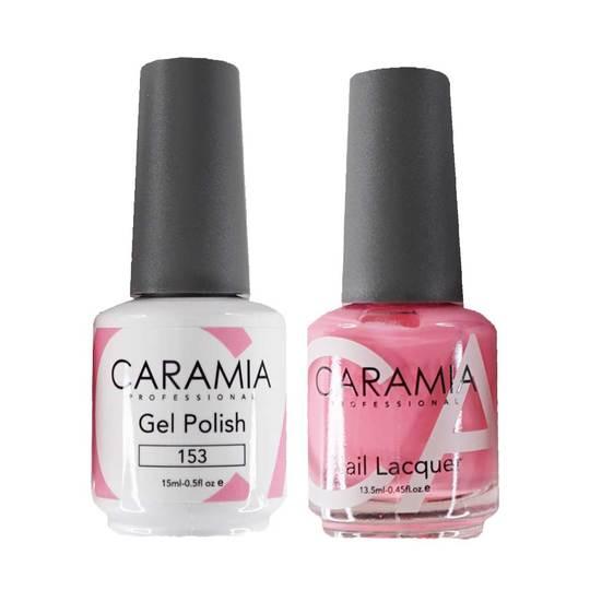 Caramia Gel Nail Polish Duo - 153 Pink, Neon Colors