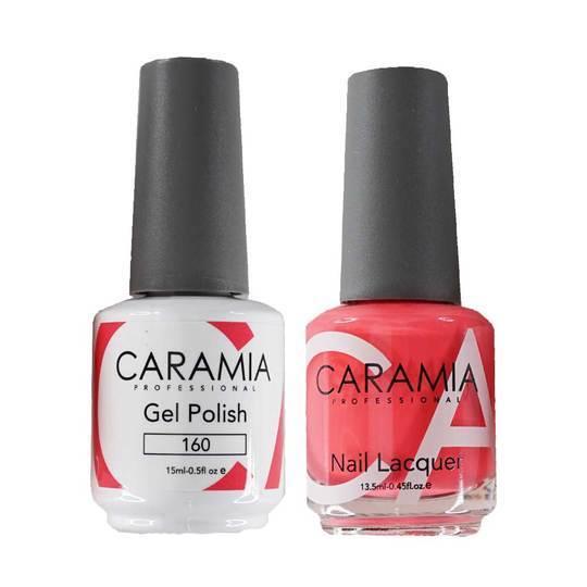 Caramia Gel Nail Polish Duo - 160 Pink, Neon Colors
